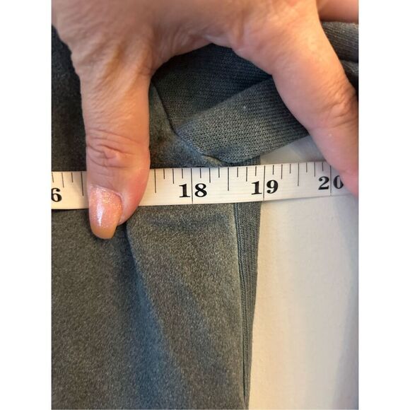 Feratelli embroidered crochet boho top sz S linen blend Lagenlook mixed media - Picture 5 of 6